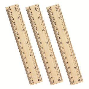 Regla de Madera Recta Personalizada de 15 cm/6 Pulgadas, Precio de Fábrica - Product Image 1