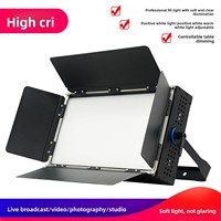 Luz LED HD Digital Plana para Fotografía, Temperatura de Color Ajustable, Control DMX, 100W, Luz Suave, IP22, 110V-240V