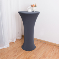 Nappe de Table Moderne en Spandex Tissé Carré en Polyester pour Banquet, 1 Pièce/Sac en PP, Couleur Unie Teintée, 1 Pièce