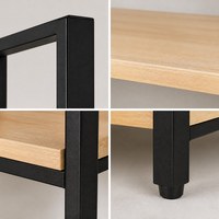 Étagère métallique moderne en gros, unité de rangement multi-niveaux en acier pour salon et chambre, organisation multifonctionnelle et gain de place