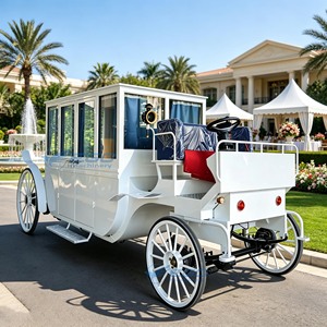 Chariot royal électrique blanc pur, best-seller annuel, chariot de mariage, chariot de tourisme, chariot de luxe personnalisé - Product Image 1