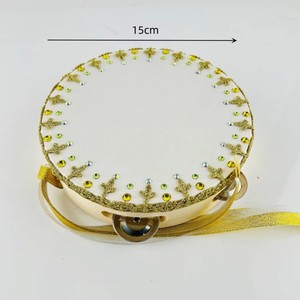 Tambourin Orff en bois à rangée unique pour la danse, instrument de percussion pour spectacle, cadeau de mariage pour les amateurs de musique et de danse - Product Image 5