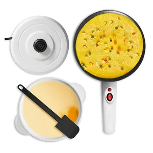 Crepe Makers Cordless Portable Crepe Maker Crepe Making Machine Electric Nonstick Coating Pancakes Blitz Chapati Household BG08B