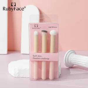 Penjualan langsung pabrik lembut 3 buah Set kuas riasan wajah Concealer kuas Concealer kuas kepala spons untuk wanita