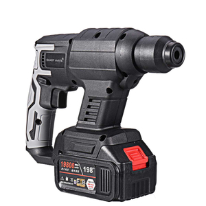 Marteau perforateur sans fil industriel 3 en 1 multifonctionnel, perceuse à percussion sans balais au lithium, 4800 bpm - Product Image 2