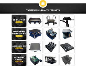 <span class=keywords><strong>Scanner</strong></span> <span class=keywords><strong>3D</strong></span> à noyau non assemblé bricolage avec kit de <span class=keywords><strong>scanner</strong></span> à lumière structurée Supports sans coque personnalisés pour les projets d'ingénierie inverse - Product Image 6