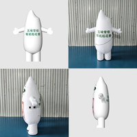 Costume de mascotte gonflable personnalisé Longgang certifié CE, motif grain de riz, grand personnage de dessin animé, durable, résistant à l'eau, pour la publicité