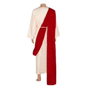 Costume de Jésus-Christ pour homme, robe romaine grecque pour adulte, tenue de fête, déguisement d'Halloween, costume de prédicateur de Jésus, cosplay avec corde à la taille - Product Image 4