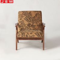 Nouveau type de meubles de mode fauteuil de repos fauteuil en bois massif à base de bois de frêne pour le salon