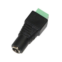 Connecteur d'alimentation femelle DC 5,5*2,1 mm, adaptateur de borne à vis 12V DC, prise jack pour CCTV, sécurité, bande LED, moniteur