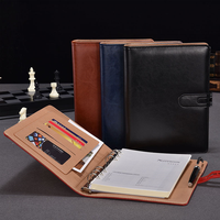 Großhandel custom ring binder hardcover A5 spirale notebook mit teiler