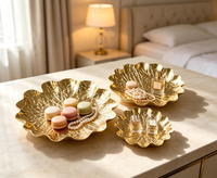 Support de plateau en métal texturé martelé, plateau de présentation multi-usages pour desserts, bijoux, décoration de table de mariage ou de fête