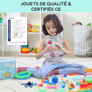 Cadena de Bicicleta Premium de 44 Piezas, Juguete Antiestrés para Escritorio, Deslizador de Cadena para Aliviar el Estrés, Juguete de Metal EDC, Novedad y Broma - Product Image 5