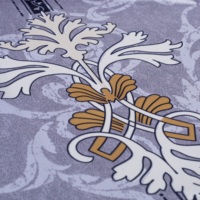 Tissu tricoté lisse 100% polyester à impression numérique personnalisée pour matelas