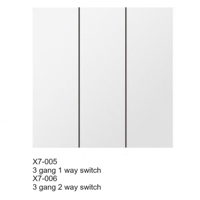 3 gang 1 way  switch