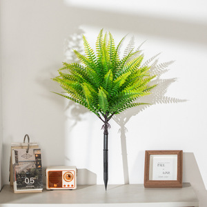 Plante artificielle de fougère persane en plastique pour décoration intérieure et extérieure, verdure 013 - Product Image 1