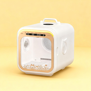 Caja secadora inteligente para mascotas, Material ABS ecológico, herramientas de diseño simples y elegantes para la familia de mascotas, venta al por mayor, OEM y ODM - Product Image 1