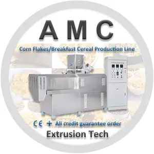 Americhi Cornflakes Productielijn Voor Koop + Extrusor Maïs Vlokken
