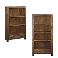 PANAMA RANGE Table basse en bois massif de haute qualité avec 2 tiroirs ouverts Ensemble de meubles de salon au design moderne Fabriqué au Vietnam