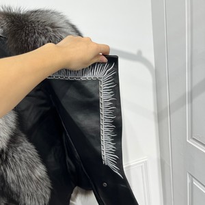 Nuovo Design Gilet da Donna in Vera Pelliccia <span class=keywords><strong>di</strong></span> <span class=keywords><strong>Volpe</strong></span> <span class=keywords><strong>Argentata</strong></span>, Taglie Forti, Personalizzabile - Product Image 6