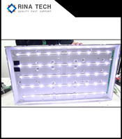 Panneau LED rétroéclairé moulé sur mesure pour intérieur/extérieur, matériaux PMMA/PS/MS/PC, modèle rétroéclairé non étanche, prix usine TV