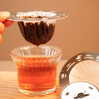 Filtre à café jetable biodégradable moderne de haute qualité, personnalisé, pour usage commercial et domestique