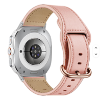 Bracelet de montre en cuir véritable souple de haute qualité pour Samsung Galaxy Watch8 40 mm 44 mm Classic 46 mm Ultra 47 mm