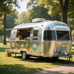 Camion de cuisine durable 2025, chariot à café mobile américain, camion de restauration rapide, camion à hamburgers, remorque de traiteur - Product Image 5