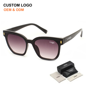 Classic Fashionable Square Frame <b>Sun</b> Glasses with High Quality Unisex Trendy Custom logo Supplier <b>Shades</b> Sunglasses Women Men - Product Image 2