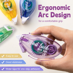 Cinta Correctora Personalizada con Logotipo, Diseño a Cuadros, No Tóxica, Blanca, para Estudiantes, Uso Diario, 106 - Product Image 1
