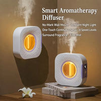 Diffuseur d'arômes automatique domestique en gros d'usine, diffuseur d'huiles essentielles d'ambiance, diffuseur d'air frais pour salle de bain