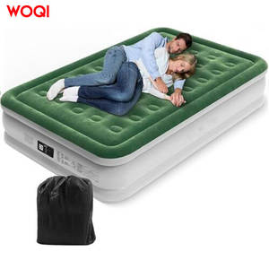 Портативная плюшевая надувная кровать, водонепроницаемая и влагостойкая со встроенным насосом - Product Image 1