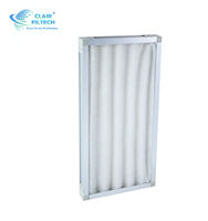 Nouveau filtre à air primaire plissé en coton lavable avec purge automatique pour les systèmes de chauffage, de ventilation et de climatisation