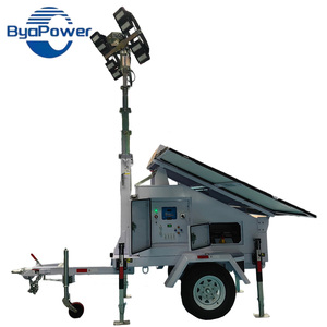 Alta qualità su misura torre solare torri di <span class=keywords><strong>luce</strong></span> Mobile rimorchio con configurazione <span class=keywords><strong>faro</strong></span> Premium illuminazione rimorchio - Product Image 3