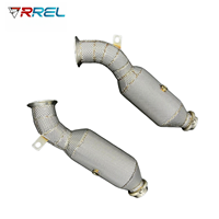Tuyau d'échappement à 200 cellules compatible avec Rolls-Royce Ghost 6.6L V12 Twin Turbo