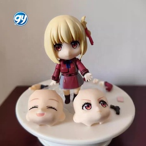 Figura Articulada de PVC Ecológico Estilo Nendoroid Versión Q de Chisato Nishikigi de <span class=keywords><strong>Lycoris</strong></span> Recoil, 1955, con Rostro Intercambiable - Product Image 3