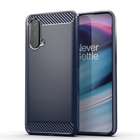 Housse de protection en fibre de carbone souple et antichoc pour OnePlus Nord CE 5G, pour téléphone portable