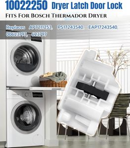 Verrou de porte de sèche-<span class=keywords><strong>linge</strong></span> 10022250, remplacement <span class=keywords><strong>pour</strong></span> <span class=keywords><strong>Bosch</strong></span> <span class=keywords><strong>pour</strong></span> Thermador, pièces de rechange, remplace AP7211253 EAP17243540 PS17243540 00623797 - Product Image 4
