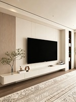 Meuble TV en alliage d'aluminium, résistant au feu, antirouille, étanche, taille personnalisée, style moderne pour salon, hôtel, villa