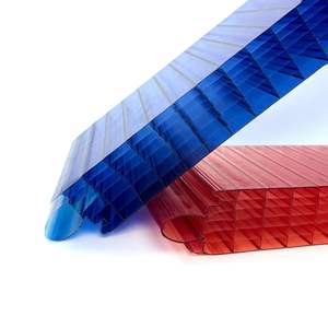 Épaisseur personnalisable 50mm <span class=keywords><strong>plaque</strong></span> d'insertion en <span class=keywords><strong>polycarbonate</strong></span> <span class=keywords><strong>Transparent</strong></span> multi-parois décoration intérieure feuilles de soleil feuilles en relief PC - Product Image 4