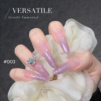 Gel pour ongles à paillettes fines 7 couleurs personnalisées Orange Silver Glitter Gel Line pour ongles
