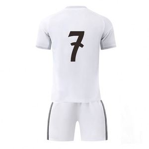 Uniformes de Fútbol de Verano, Camiseta de Manga Corta Estampada, Nueva Temporada 25/26, Camiseta Local del Madrid, Secado Rápido, Uniforme de Competición de Clubes Europeos - Product Image 3