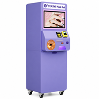 Máquina Expendedora Automática de Arte de Uñas con Impresora de Uñas de Autoservicio Vertical/de Escritorio y Múltiples Métodos de Pago