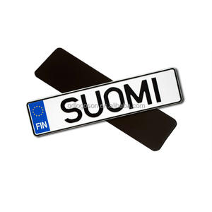 Suomi แผ่นป้ายทะเบียนแม่เหล็กทำจากอลูมิเนียมหล่อโลหะสไตล์อาร์ตเดคโคแม่เหล็กของที่ระลึกจากฟินแลนด์ - Product Image 1