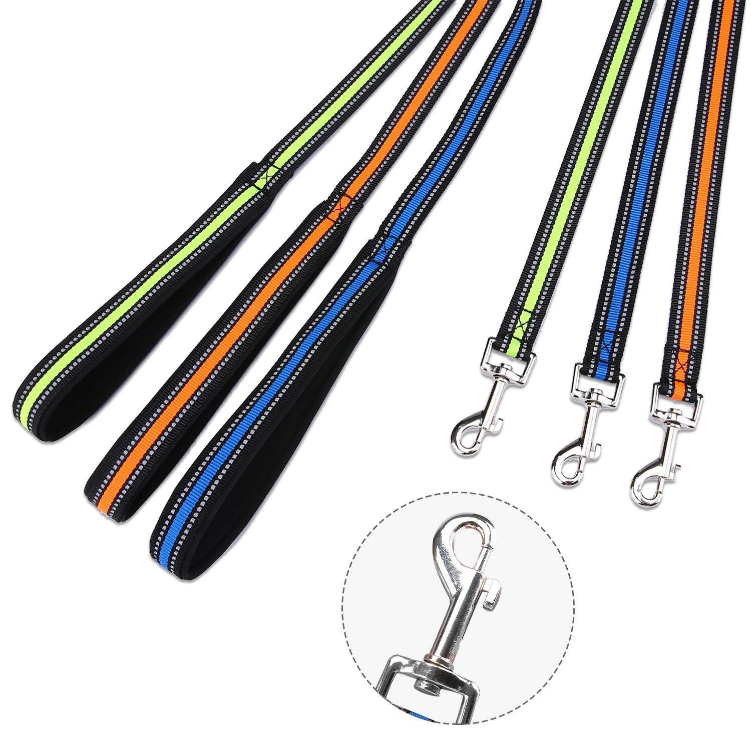 Personalized Large Dog Collars Leashes Strong Wear Resistant