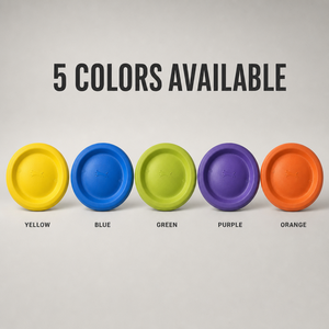 Jouet frisbee pour chien en EVA souple 21 cm, jouet interactif et écologique pour l'entraînement et le jeu de rapport, pour chiens de taille moyenne à grande, 5 couleurs, design classique et mignon - Product Image 4