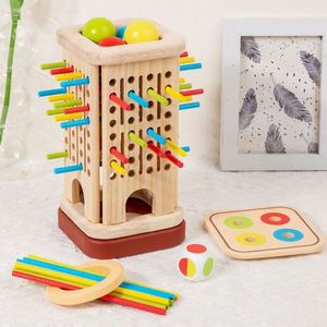 ของเล่นนับลูกเต๋าคลาสสิก เกมครอบครัว ของเล่นเดินทาง เกมมอนเตสซอรี่ แท่งไม้หลากสี เกมลูกเต๋า - Product Image 1