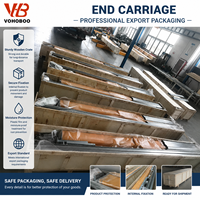 Chariot d'extrémité robuste pour pont roulant en acier Q345B, assemblage de bloc de roues personnalisé OEM