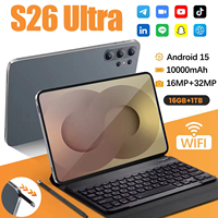 Tablet Imagenaria S26 Ultra con Android 15, Cámara Frontal de 16MP, Cámara Trasera de 32MP, Pantalla IPS de 10.1" y 2.5K, Snapdragon 8 Gen4, 16GB+1TB