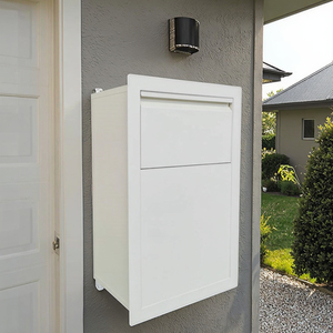 Premontaje de pared residencial construido al aire libre carta de Metal buzón mensajería caja de <span class=keywords><strong>correos</strong></span> paquete de acero gabinete de entrega caja de paquetes - Product Image 1